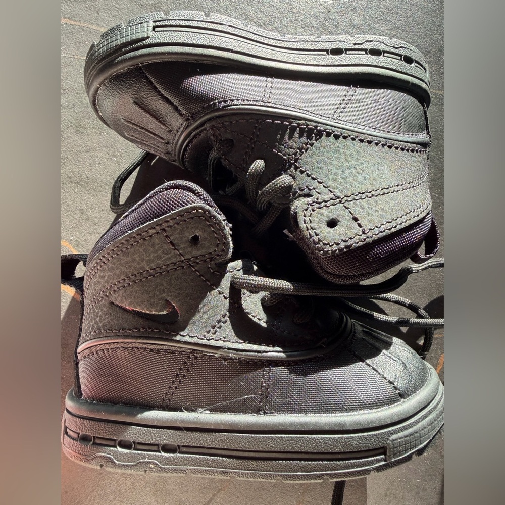 Toddler Nike Woodside 2 High Black/Black-Black 5c